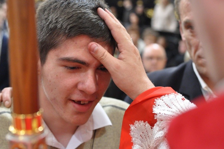 Bierzmowanie w bazylice św. Mikołaja w Bochni