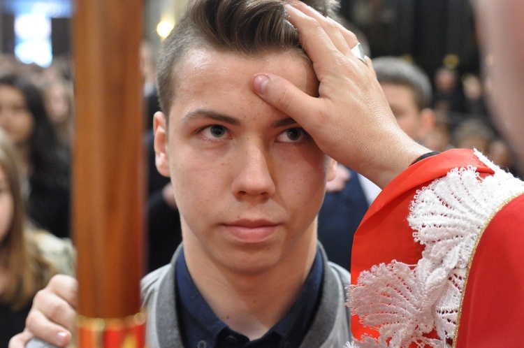 Bierzmowanie w bazylice św. Mikołaja w Bochni