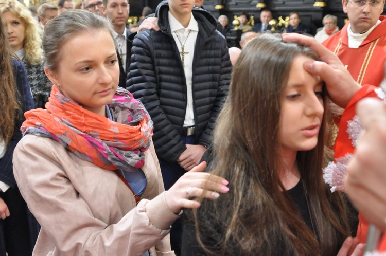 Bierzmowanie w bazylice św. Mikołaja w Bochni