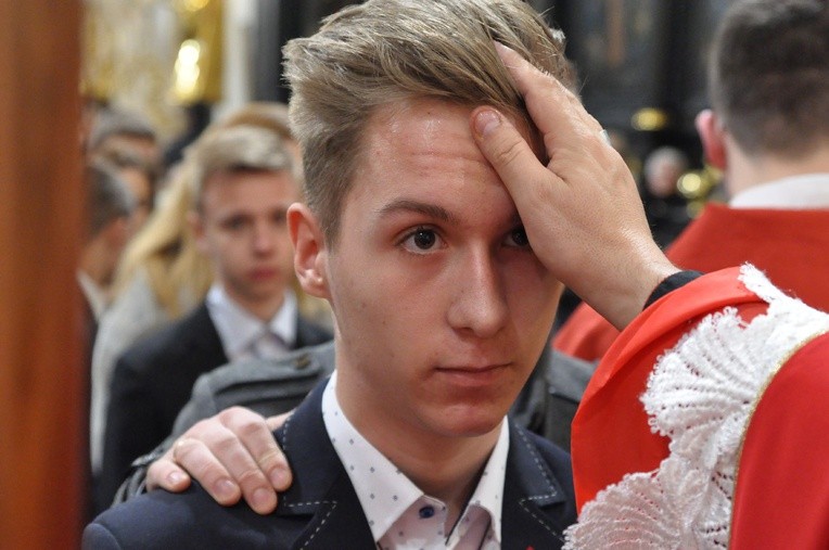 Bierzmowanie w bazylice św. Mikołaja w Bochni