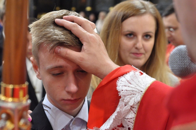 Bierzmowanie w bazylice św. Mikołaja w Bochni