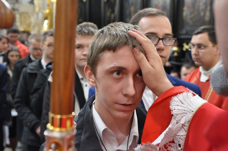 Bierzmowanie w bazylice św. Mikołaja w Bochni