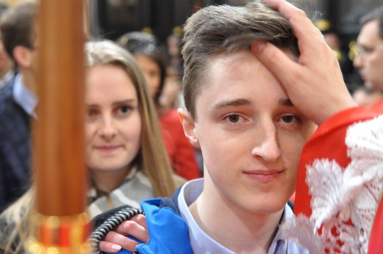 Bierzmowanie w bazylice św. Mikołaja w Bochni