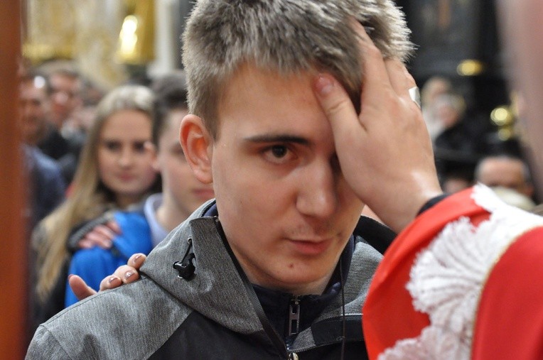 Bierzmowanie w bazylice św. Mikołaja w Bochni