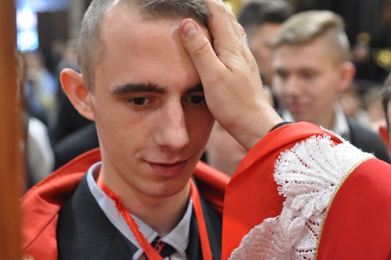 Bierzmowanie w bazylice św. Mikołaja w Bochni