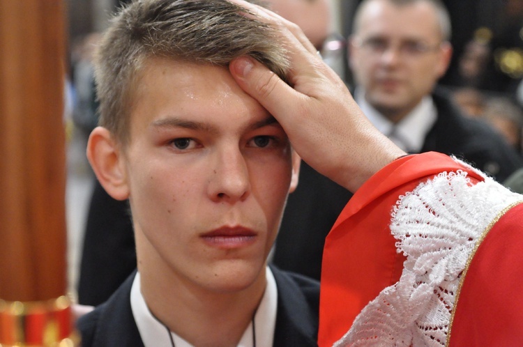 Bierzmowanie w bazylice św. Mikołaja w Bochni