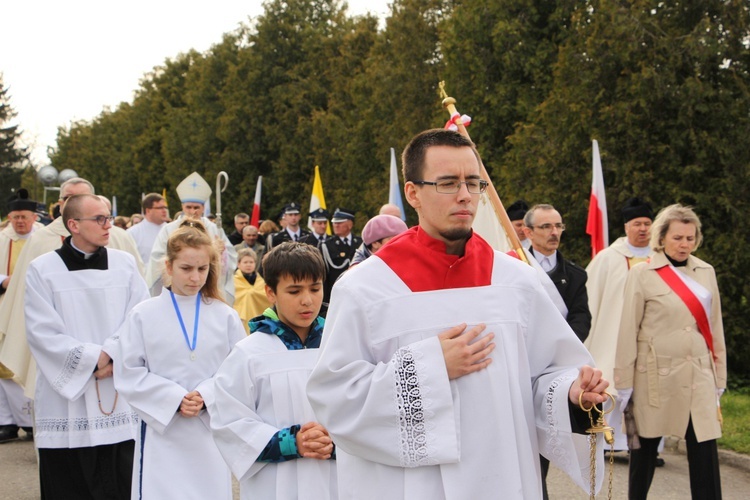 Powitanie ikony MB Częstochowskiej w Kutnie-Woźniakowie