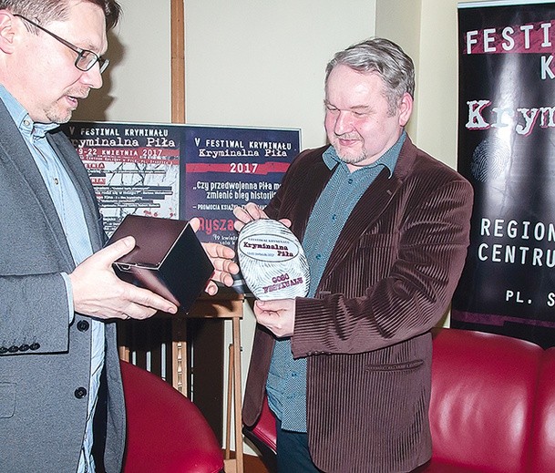 ▲ Spotkanie z Ryszardem Ćwirlejem otworzyło 5. edycję festiwalu Kryminalna Piła. 