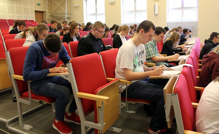 Konkurs biblijny - część pisemna