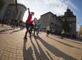 ▲	Początek trasy  – katowicka katedra. Zapisy jak zawsze na: mlodzidlamlodych.pl. 