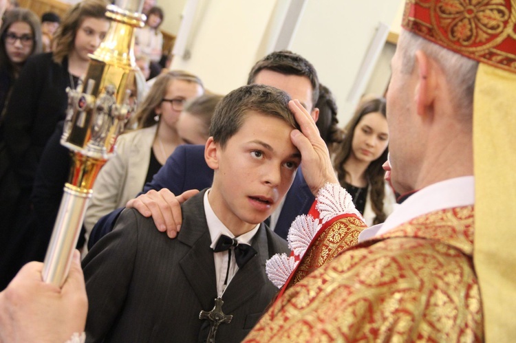 Bierzmowanie w Marcinkowicach