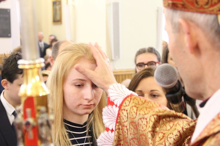 Bierzmowanie w Marcinkowicach