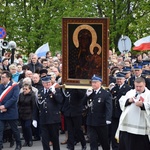 Powitanie ikony MB Częstochowskiej w parafii św. Jadwigi w Kutnie