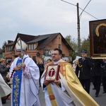 Powitanie ikony MB Częstochowskiej w parafii św. Jadwigi w Kutnie