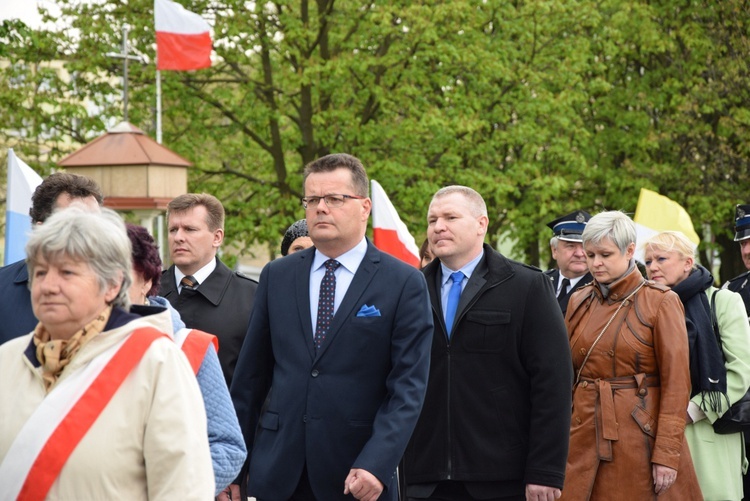 Powitanie ikony MB Częstochowskiej w parafii św. Jadwigi w Kutnie