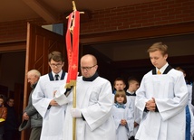 Powitanie ikony MB Częstochowskiej w parafii św. Jadwigi w Kutnie