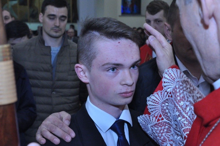 Bierzmowanie w kościele pw. św. Pawła w Bochni