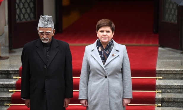 Spotkanie premier z wiceprezydentem Indii
