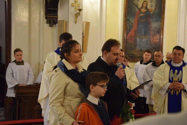 Powitanie ikony MB Częstochowskiej w parafii św. Wawrzyńca w Kutnie