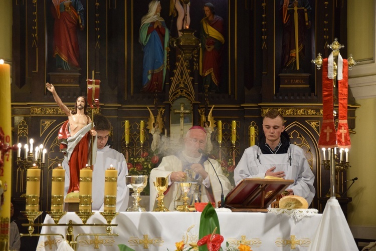 Powitanie ikony MB Częstochowskiej w parafii św. Wawrzyńca w Kutnie