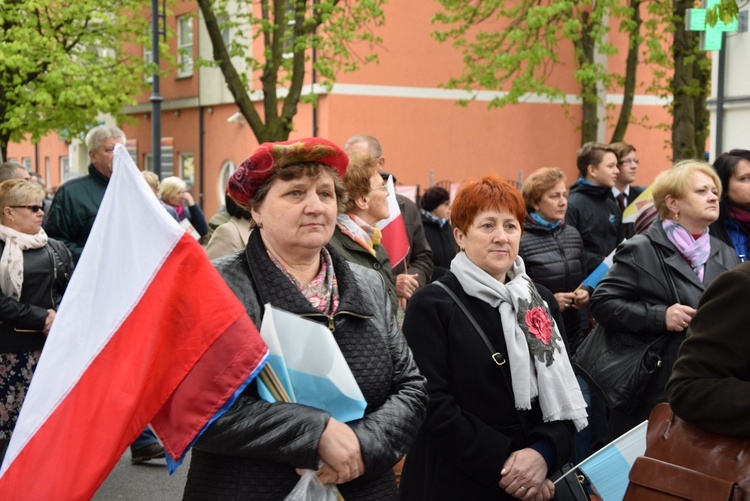 Powitanie ikony MB Częstochowskiej w parafii św. Wawrzyńca w Kutnie