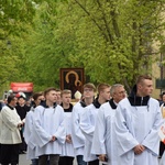 Powitanie ikony MB Częstochowskiej w parafii św. Wawrzyńca w Kutnie