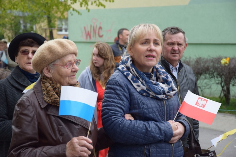 Powitanie ikony MB Częstochowskiej w parafii św. Wawrzyńca w Kutnie