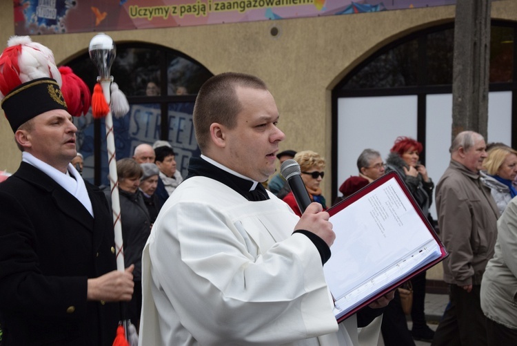 Powitanie ikony MB Częstochowskiej w parafii św. Wawrzyńca w Kutnie