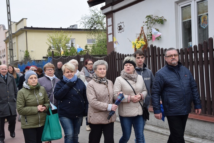 Powitanie ikony MB Częstochowskiej w parafii św. Wawrzyńca w Kutnie