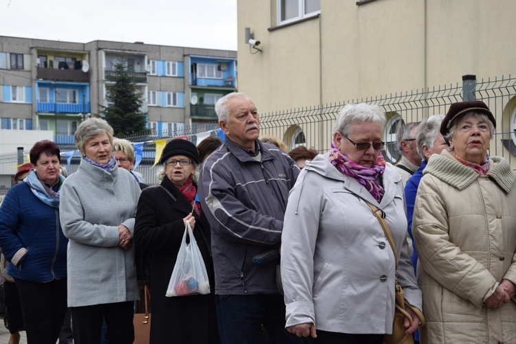 Powitanie ikony MB Częstochowskiej w parafii św. Wawrzyńca w Kutnie