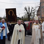 Powitanie ikony MB Częstochowskiej w parafii św. Wawrzyńca w Kutnie