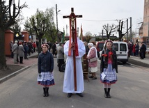 Powitanie ikony MB Częstochowskiej w parafii św. Wawrzyńca w Kutnie