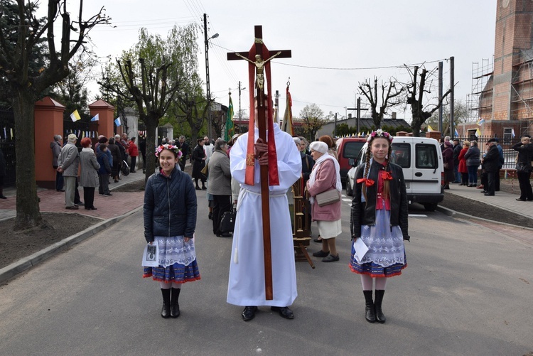 Powitanie ikony MB Częstochowskiej w parafii św. Wawrzyńca w Kutnie