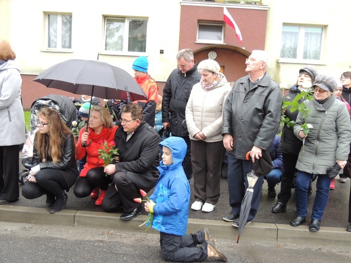 Powitanie ikony MB Częstochowskiej w parafii św. Jana Chrzciciela w Kutnie