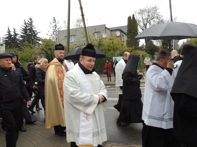 Powitanie ikony MB Częstochowskiej w parafii św. Jana Chrzciciela w Kutnie