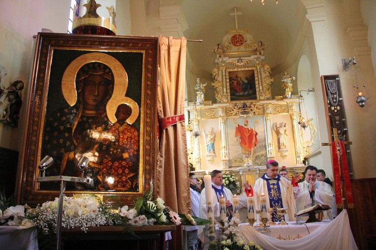 Powitanie ikony MB Częstochowskiej w Głogowcu