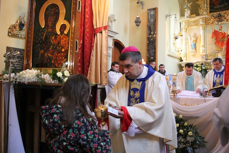 Powitanie ikony MB Częstochowskiej w Głogowcu