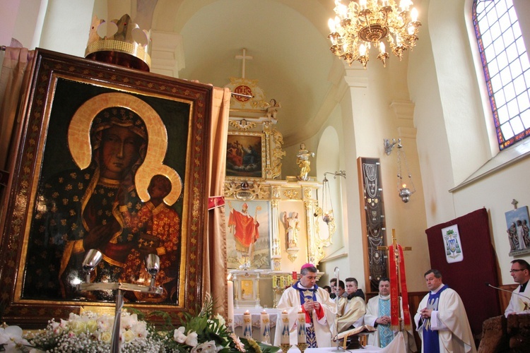 Powitanie ikony MB Częstochowskiej w Głogowcu