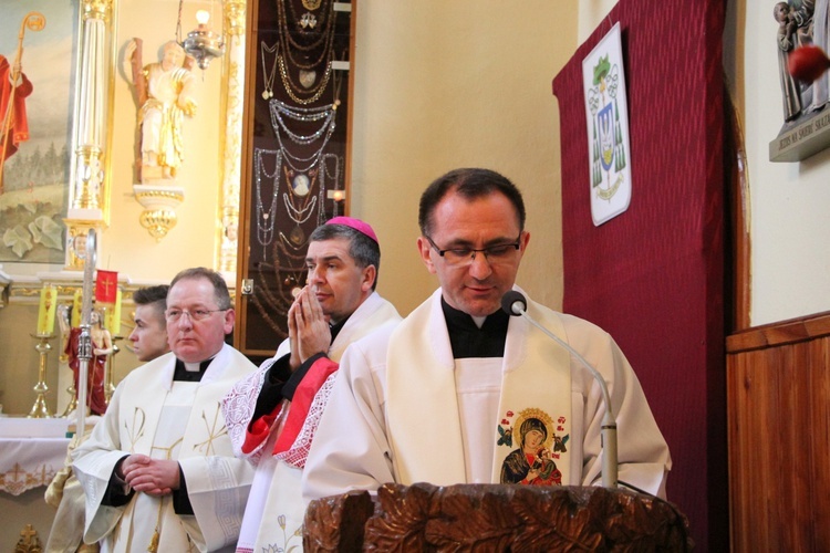 Powitanie ikony MB Częstochowskiej w Głogowcu