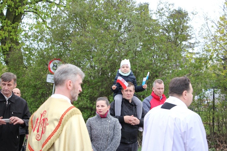 Powitanie ikony MB Częstochowskiej w Głogowcu