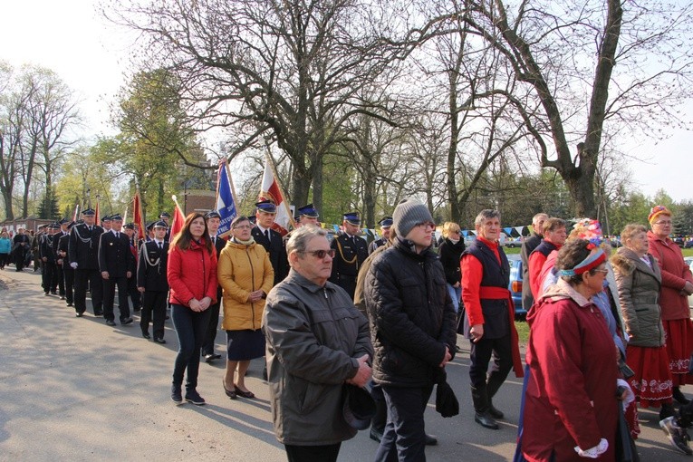 Powitanie ikony MB Częstochowskiej w Głogowcu