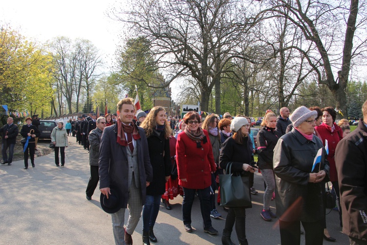 Powitanie ikony MB Częstochowskiej w Głogowcu