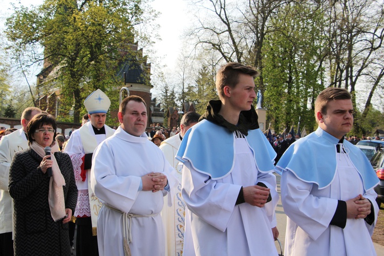 Powitanie ikony MB Częstochowskiej w Głogowcu