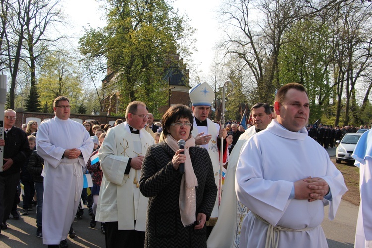 Powitanie ikony MB Częstochowskiej w Głogowcu