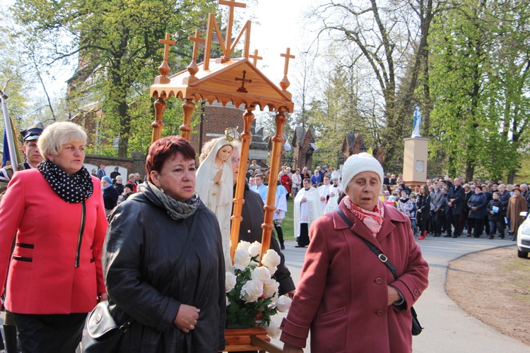 Powitanie ikony MB Częstochowskiej w Głogowcu