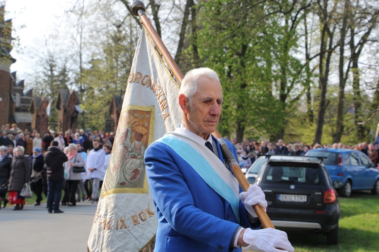 Powitanie ikony MB Częstochowskiej w Głogowcu