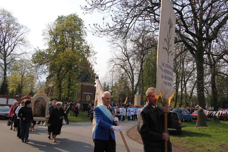 Powitanie ikony MB Częstochowskiej w Głogowcu