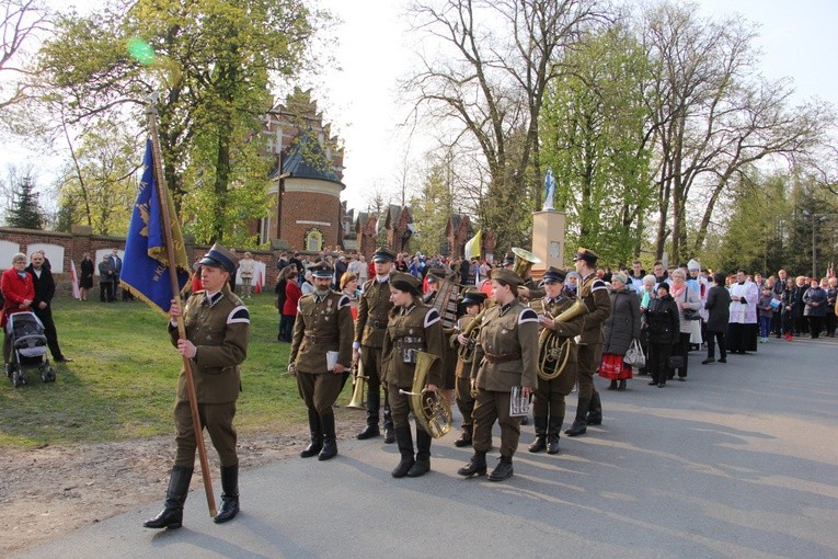 Powitanie ikony MB Częstochowskiej w Głogowcu