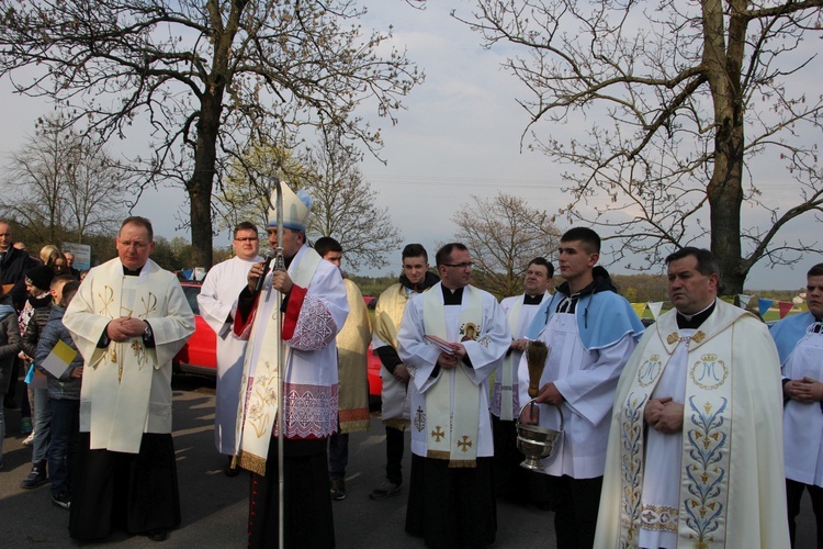 Powitanie ikony MB Częstochowskiej w Głogowcu