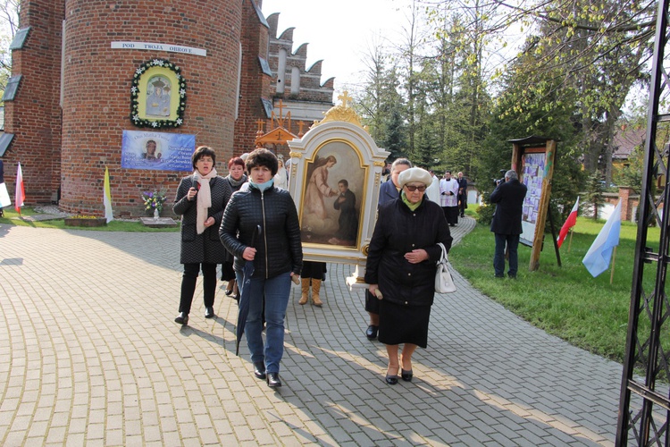 Powitanie ikony MB Częstochowskiej w Głogowcu